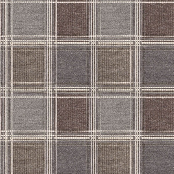 Arc-Com Fabrics Upholstery Fabric Remnant The Plaid Stone