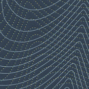Fabric Remnant of Concertex Topo Indigo Blue Upholstery Vinyl