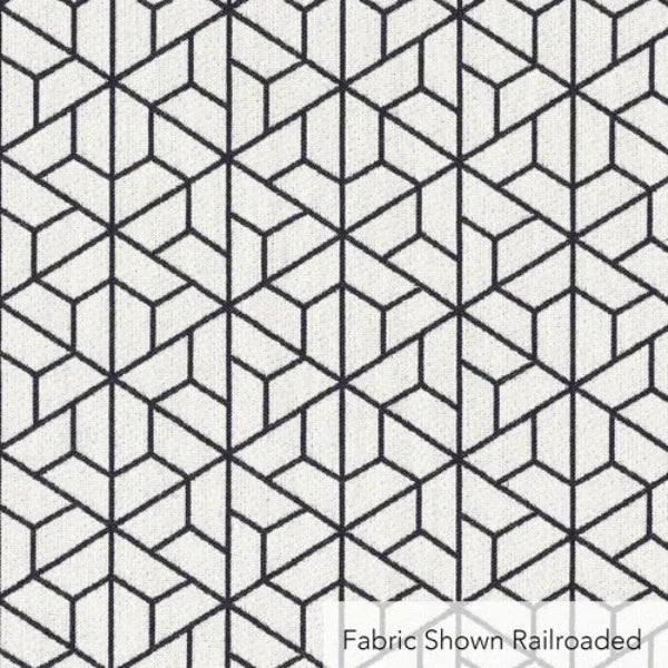 Remnant of Carnegie Triad 31 Sunbrella Blue Upholstery Fabric
