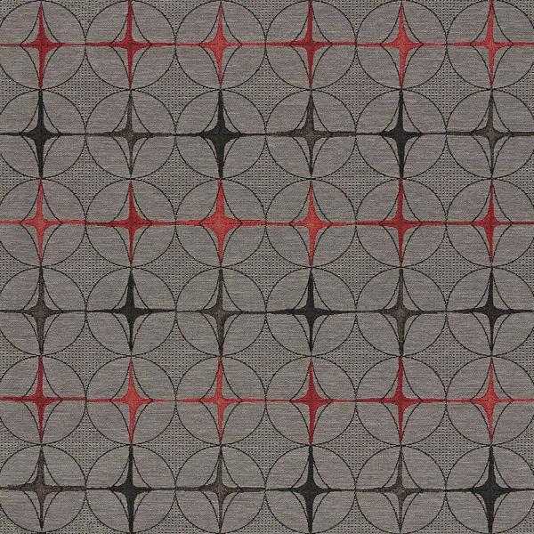 Arc-Com Tritik Smoke Neutral Geometric Gray Upholstery Fabric