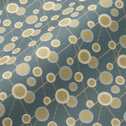 Pallas Tulips Lake Blue Crypton Upholstery Fabric