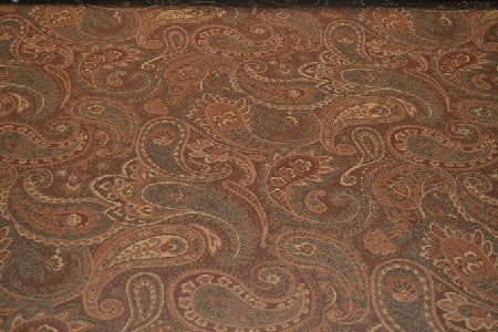 Swavelle Mill Creek Upholstery Fabric Paisley Design Prima Cocoa Toto Fabrics