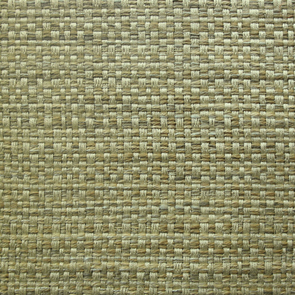 Remnant of 27952 1016 Tan Basket Weave Upholstery Fabric