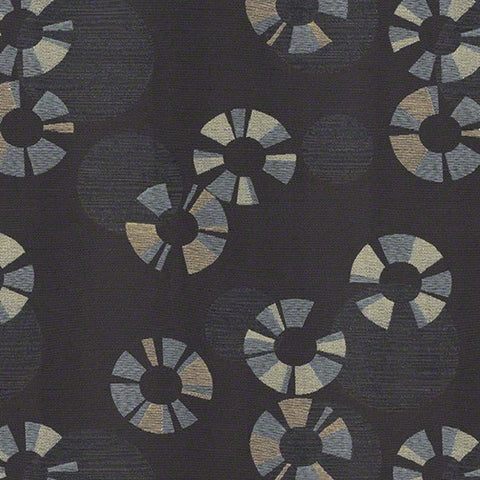 CF Stinson Acrobat Turn Blue Crypton Upholstery Fabric
