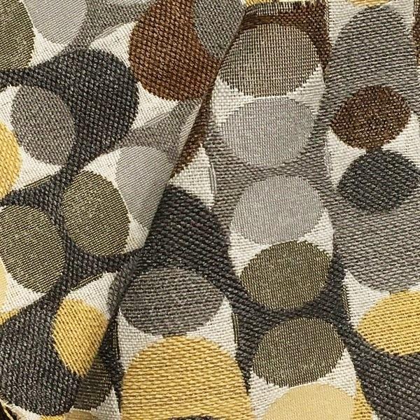 Swavelle Aeration Metallic Geometric Multi Upholstery Fabric