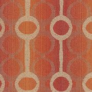 Mayer Align Fruit Punch Modern Design Orange Upholstery Fabric