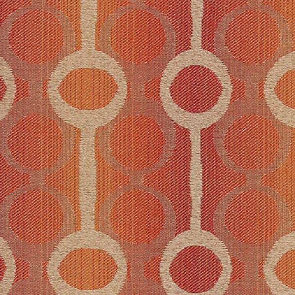 Mayer Align Fruit Punch Modern Design Orange Upholstery Fabric