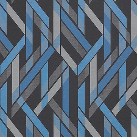 Momentum Textiles Upholstery Fabric Irregular Stripe Crypton Almanac Tourmaline Toto Fabrics