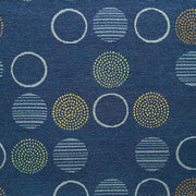 Momentum Amuse Admiral Circles Blue Upholstery Fabric