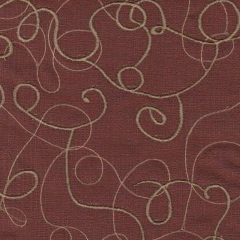 Upholstery Fabric Swirly Lines Angola Cinnabar Toto Fabrics
