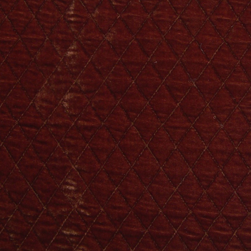 Upholstery Fabric Thick Velvet Quilted Diamond April Wine Toto Fabrics