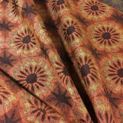 Arc-Com Arashi Tangerine Floral Orange Upholstery Fabric