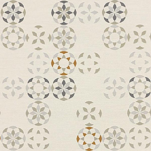 Momentum Arrange Vellum Geometric Grey Upholstery Fabric