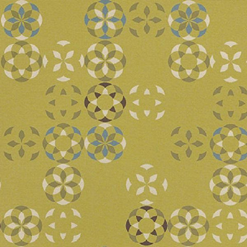 Momentum Arrange Wasabi Geometric Green Upholstery Fabric