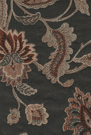 Upholstery Fabric Paisley Flower Artanis Onyx Toto Fabrics