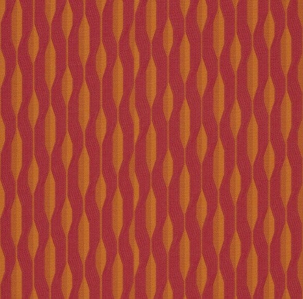 Upholstery Fabric Wavy Stripe Ascension Spice Toto Fabrics