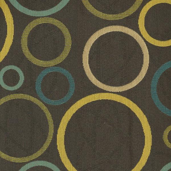 Architex Astronomy Solar Crypton Geometric Black Upholstery Fabric