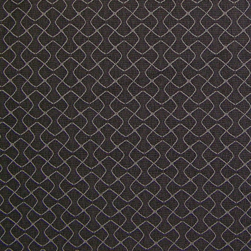 Upholstery Fabric Wavy Geometric Axis Noir Toto Fabrics