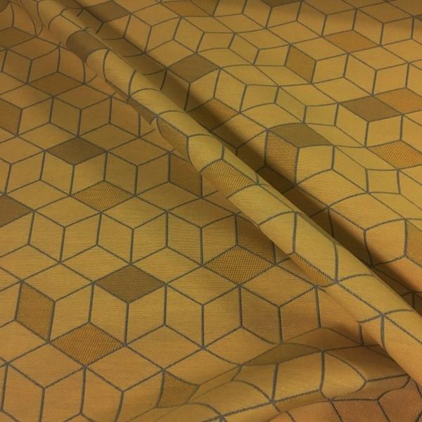 Wolf-Gordon Basis Golden Yellow 3D Yellow Upholstery Fabric