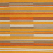 CF Stinson Bass Line Mellow Staggered Stripes Orange Upholstery Fabric