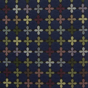 Remnant of Battista Nightshade Navy Blue Upholstery Fabric