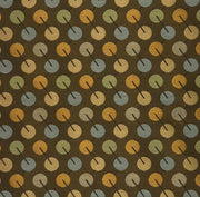 Arc-Com Upholstery Fabric Circles Bauble Olive Toto Fabrics