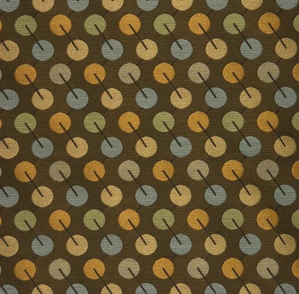 Arc-Com Upholstery Fabric Circles Bauble Olive Toto Fabrics