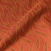 Sina Pearson Beachcomber Cayenne Botanical Crypton Orange Upholstery Fabric