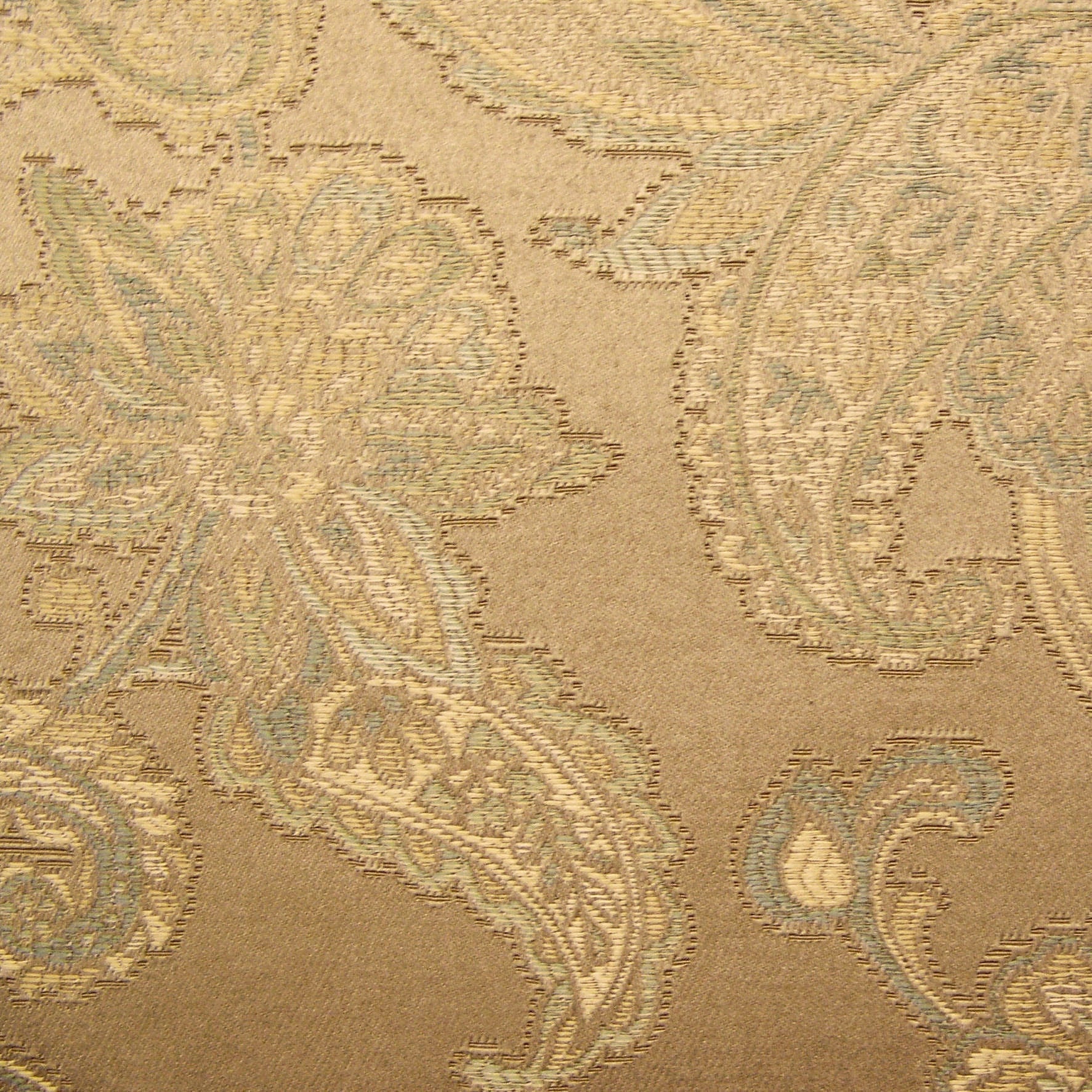 Upholstery Fabric Neutral Paisley Becca Vidal Toto Fabrics