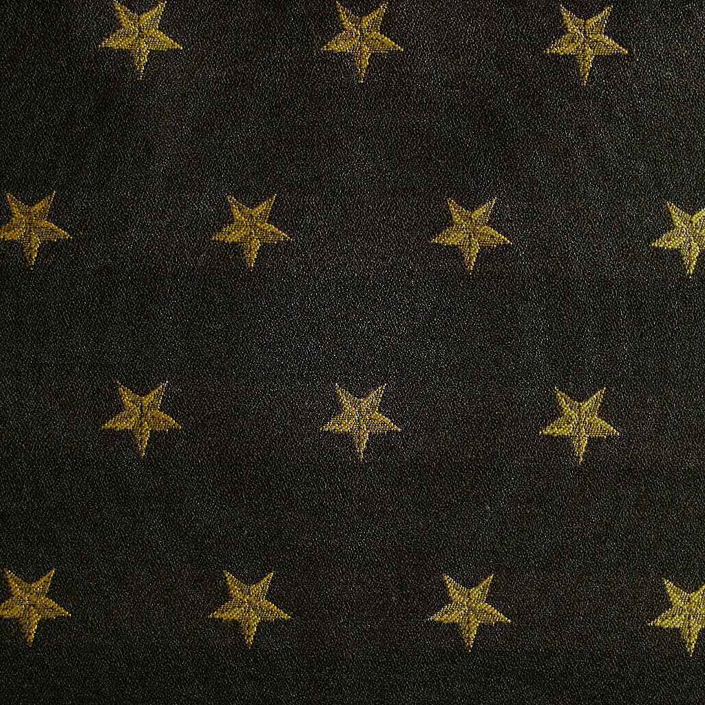 Upholstery Fabric Soft Wover Star Design Betsy Black Toto Fabrics