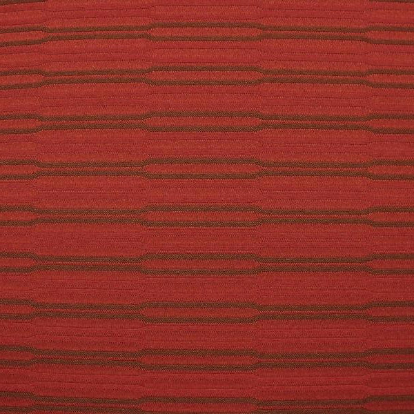 HBF Textiles Upholstery Fabric Remnant Beveled Line Cardinal 