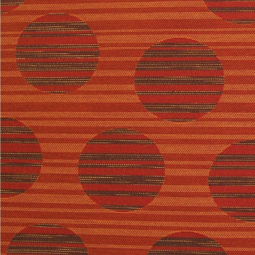 Upholstery Big Dots Orange With Red Toto Fabrics Online