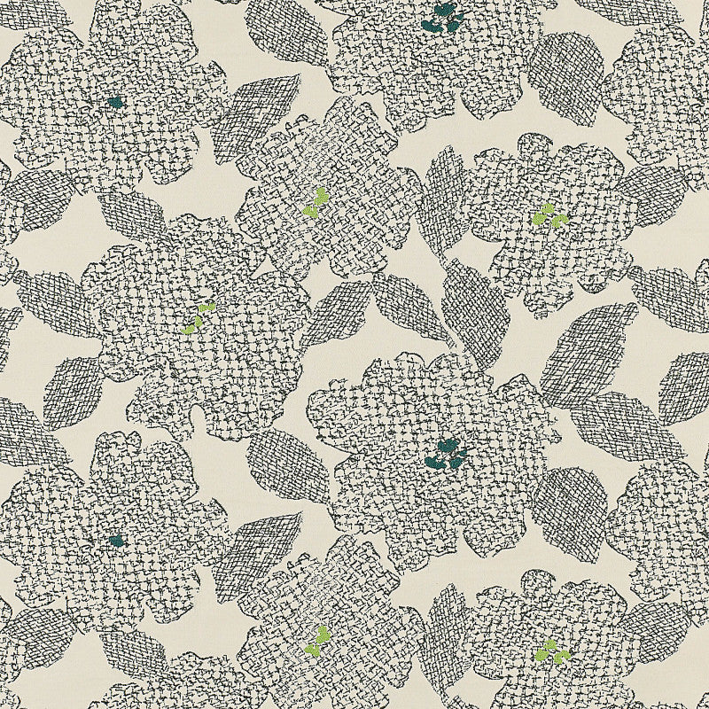 Upholstery Fabric Large Scale Floral Big Floral Green On Green Toto Fabrics