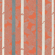 HBF Textiles Upholstery Big Floral Stripe Grey On Cream Toto Fabrics Online