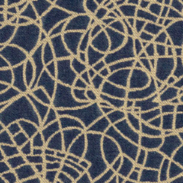 Upholstery Fabric Metallic Swirl Pattern Bling Lapis Toto Fabrics