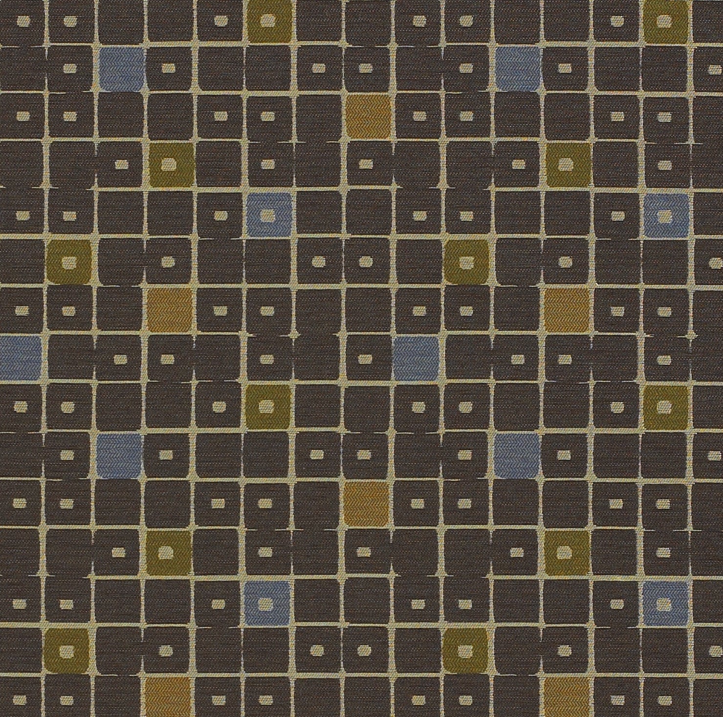 Upholstery Fabric Colorful Checker Bloc Slate Toto Fabrics