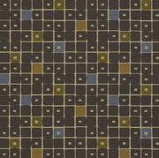 Upholstery Fabric Colorful Checker Bloc Slate Toto Fabrics