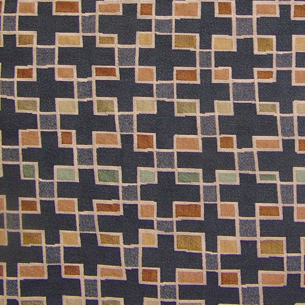 Arc-Com Block Party Baltic Upholstery Fabric