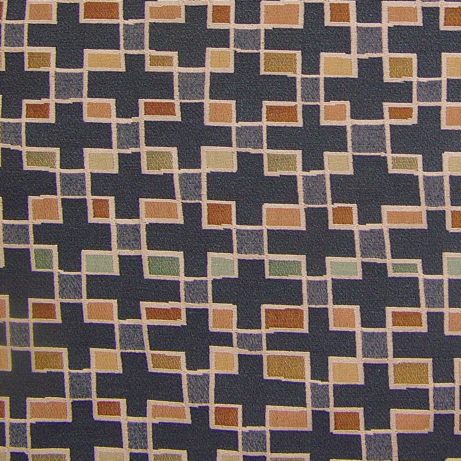 Upholstery Fabric Colorful Geometric Block Party Baltic Toto Fabrics