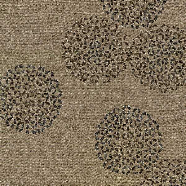 Arc-Com Upholstery Fabric Abstract Floral Brayer Flower Sand Toto Fabrics