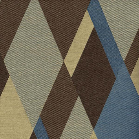Momentum Cairns Obsidian Large Diamonds Brown Upholstery Fabric