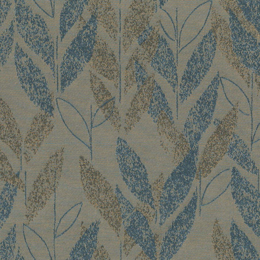 Upholstery Fabric Crypton Foliage Pattern Calm London Fog Toto Fabrics
