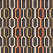 Carnegie Fabrics Sunbrella Camden Color 5 Colorful Ogee Gray Upholstery Fabric
