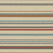 Arc-Com Campus Stripe Beach Colorful Stripe Upholstery Fabric