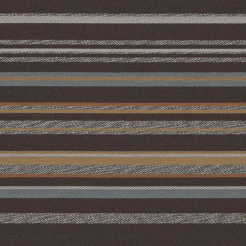 Arc-Com Campus Stripe Smoke Upholstery Fabric