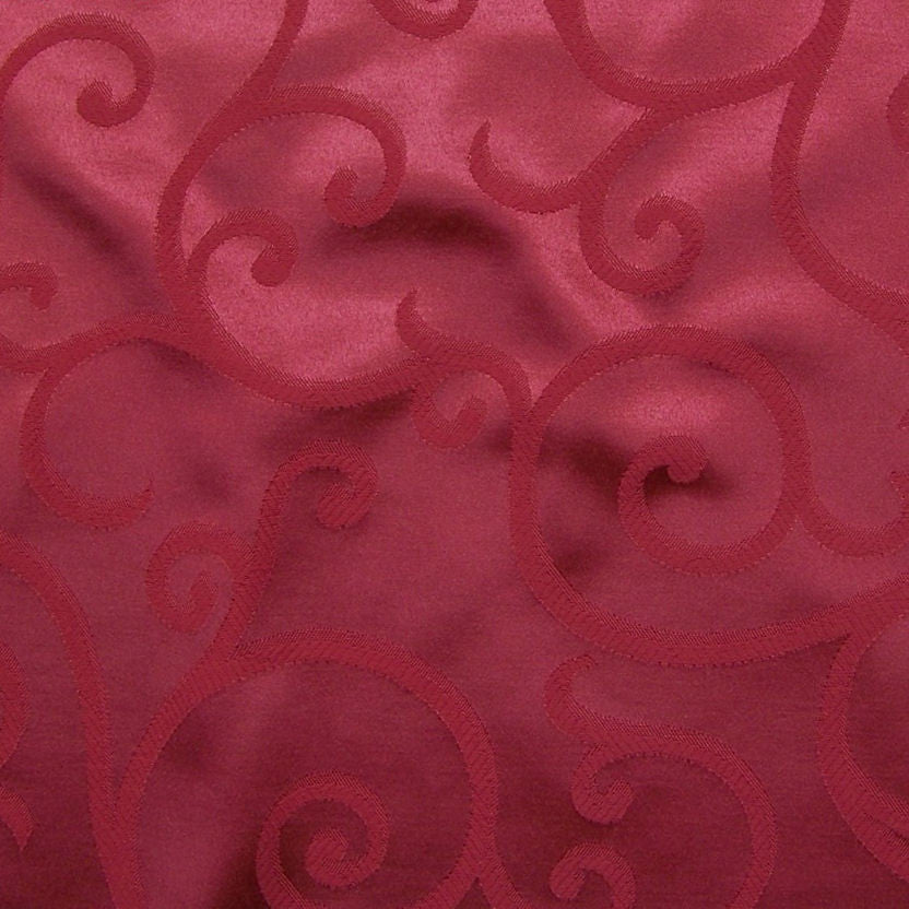 Upholstery Fabric Twill Damask Scroll Careggi Cassis Toto Fabrics