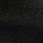 Mayer Fabrics Fabric Remnant of Caressa Black Faux Leather Upholstery Vinyl