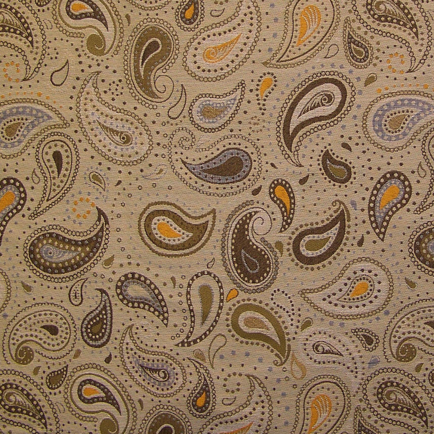 Upholstery Fabric Woven Paisley Carnaby Runway Toto Fabrics