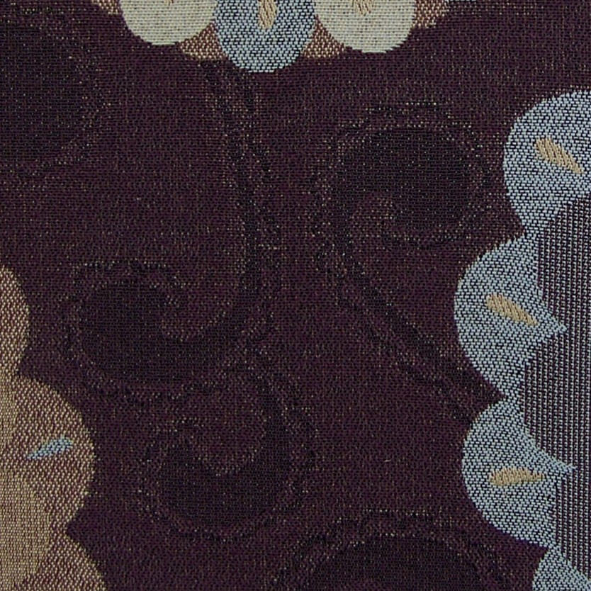 Upholstery Fabric Large Scale Floral Cassava Aubergine Toto Fabrics