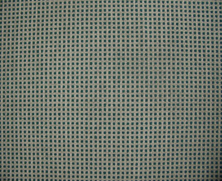 Check Effect Evergreen Teal Boucle Upholstery Fabric (Sold As-Is)